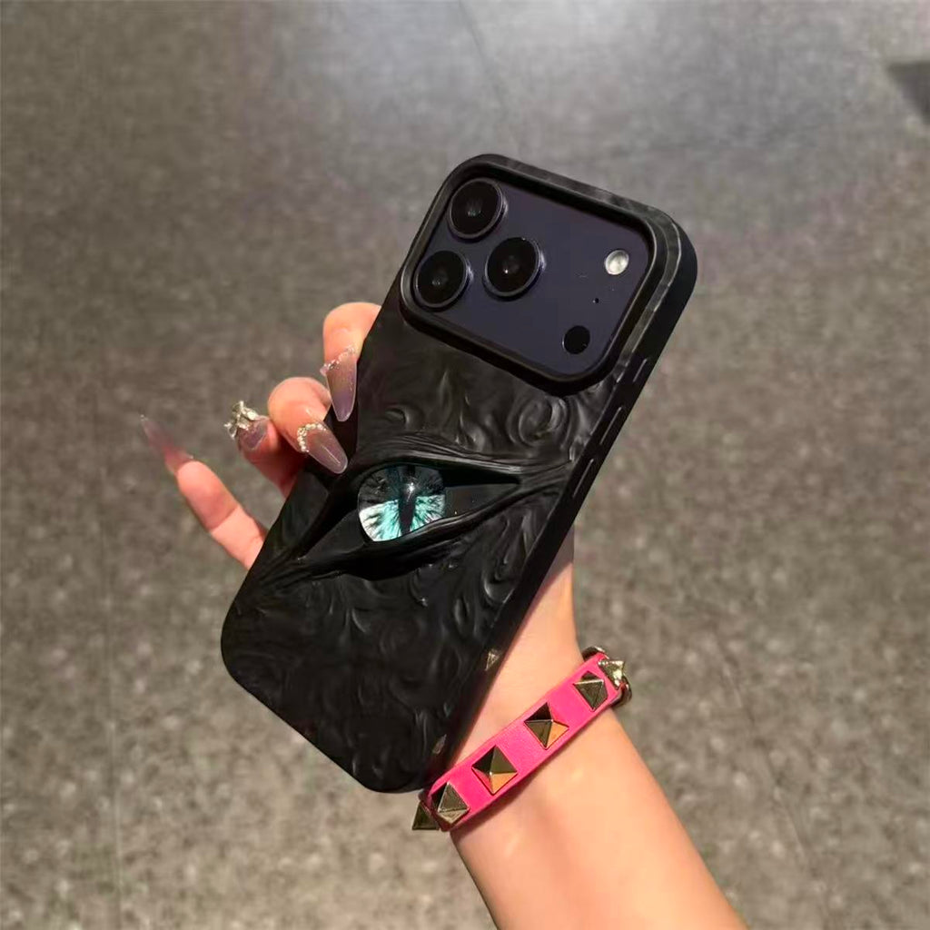 Dark Eye 3D Textured Phone Case