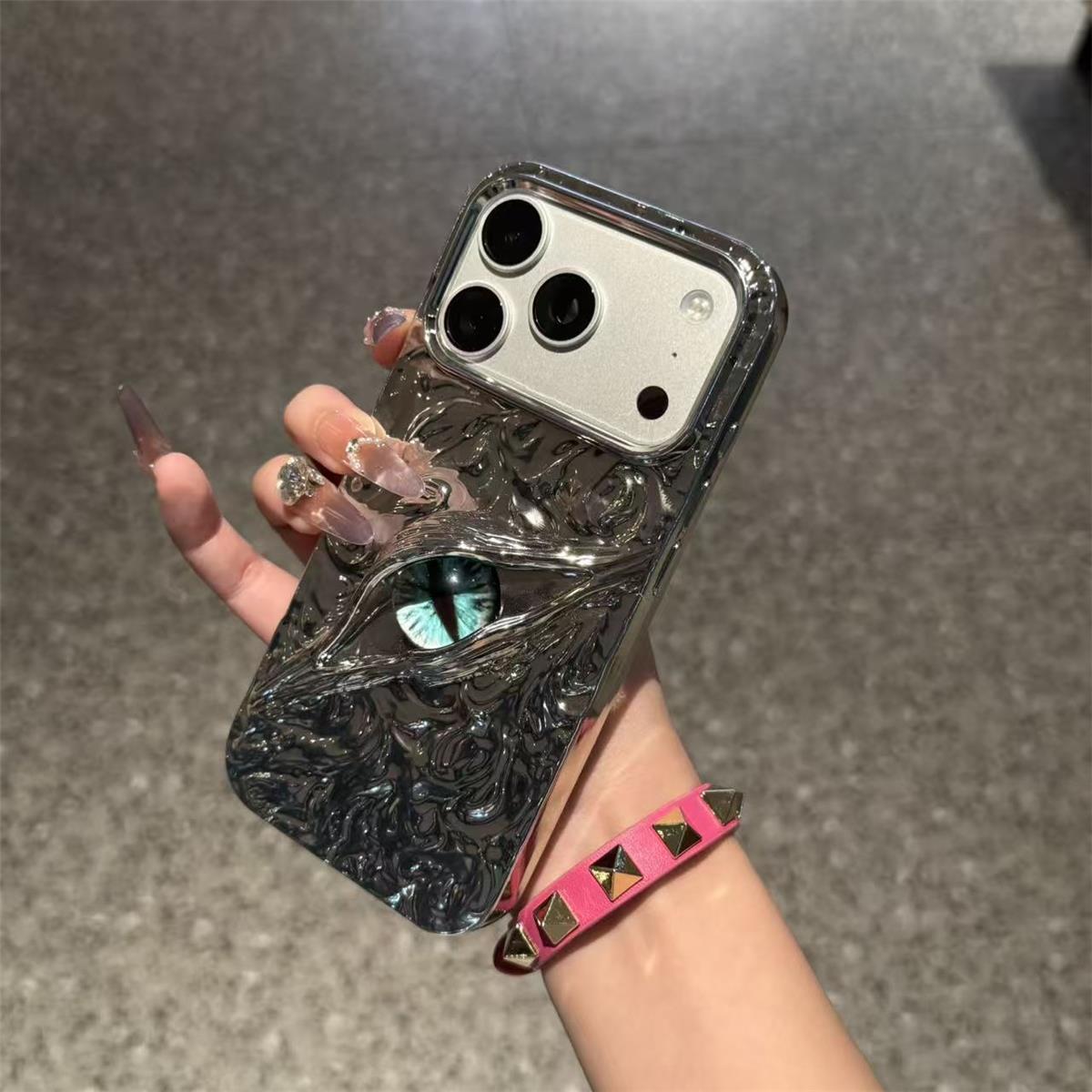 Dark Eye 3D Textured Phone Case