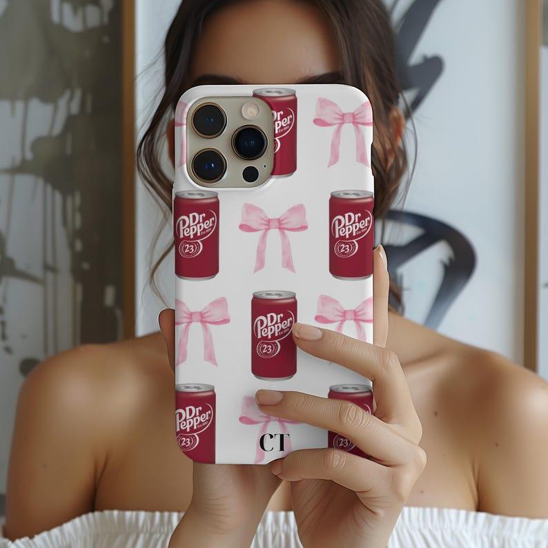 Red Dr Pepper iPhone Case