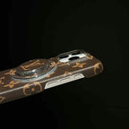 Luxury LV Monogram Magnetic Ring Phone Case