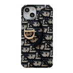 Classic Luxury CD Gray iPhone Case With Card Holder