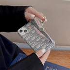 Classic Luxury CD Gray iPhone Case With Card Holder
