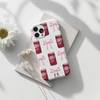 Red Dr Pepper iPhone Case