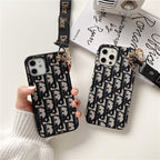 Chic CD Lady iPhone Case with Designer Keychain