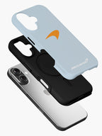 Light blue simple McLaren F1 iPhone case